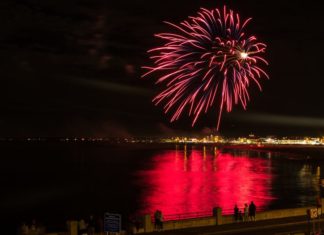 Beach fireworks : An allegory for life